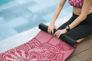 Mat, PU Baby Elephant Yoga Mat – Vegan Leather & Natural Rubber | 4.5mm Super Grip, Eco-Friendly, Anti-Microbial