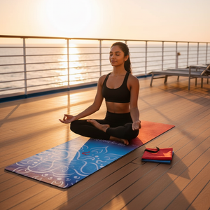Mat, Suede Ultimate Combo Travel Yoga Mat - Ganesha Americana