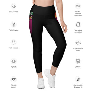 Namaste Capri Leggings with pockets