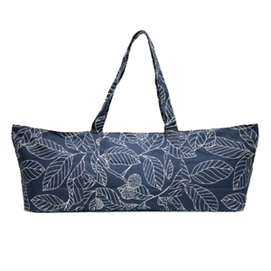 XL Yoga Mat Bag - Navy Leaf
