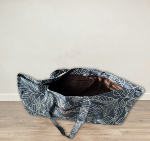 XL Yoga Mat Bag - Navy Leaf
