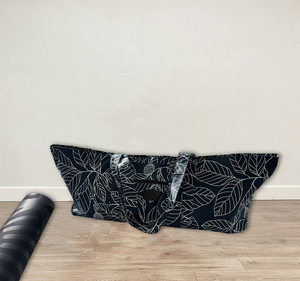 XL Yoga Mat Bag - Navy Leaf