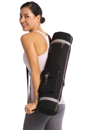 Zip Bags Black Zippered Deluxe Yoga Mat Bag