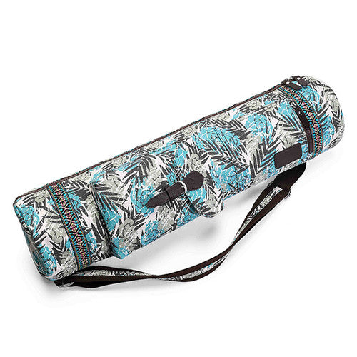 Zip Bags Teal Tropics Zippered Deluxe Yoga Mat Bag