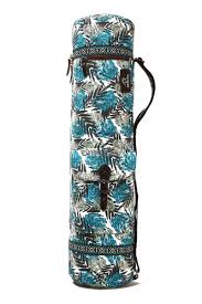 Zip Bags Teal Tropics Zippered Deluxe Yoga Mat Bag