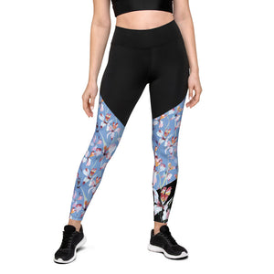 2XS Orchid Bloom Compression Style Leggings