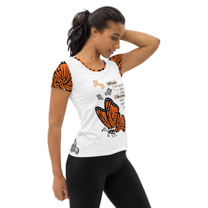 All-Over Print Women's Athletic T-shirt