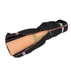 Bags Black Zippered Deluxe Yoga Mat Bag