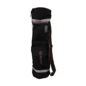 Bags Black Zippered Deluxe Yoga Mat Bag