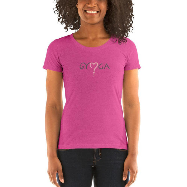 Berry Triblend / S "Yoga Love" Ladies short sleeve t-shirt