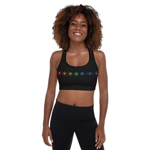 Chakra/Mandala Padded Sports Bra
