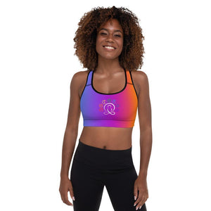 "Chakra/Yogi" Padded Sports Bra
