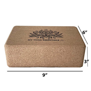 block Cork Yoga Block Pair
