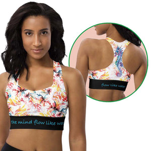 Bra Flow like Water Longline compression sports bra