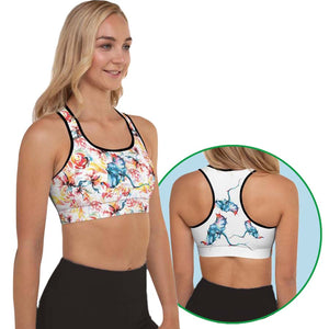 Bra "Flow like Water" Padded Sports Bra