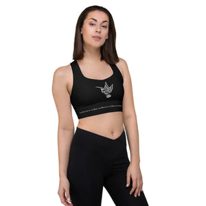 Bra Hummingbird Longline Compression Sports Bra