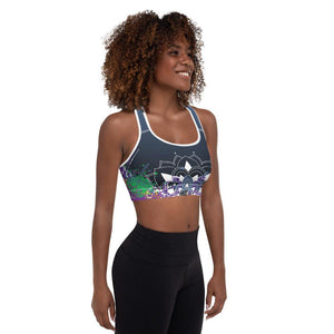 Breathe Graffiti Series Padded Sports Bra