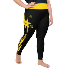 'Bumble Bee" Plus Size Leggings