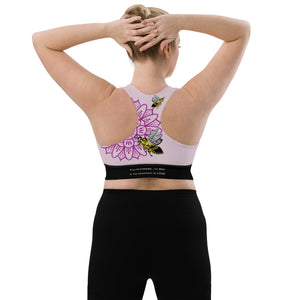 BumbleBee Longline Compression Sports Bra
