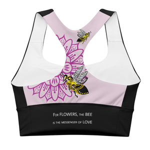 BumbleBee Longline Compression Sports Bra