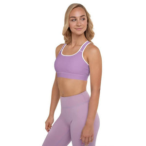 Crown Chakra Padded Sports Bra