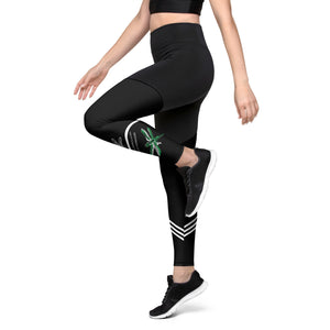 Dragonfly Compression Sports Leggings