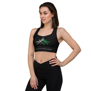 Dragonfly Longline Compression Sports Bra
