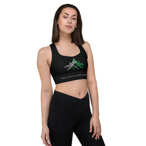 Dragonfly Longline Compression Sports Bra