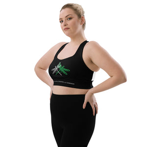 Dragonfly Longline Compression Sports Bra