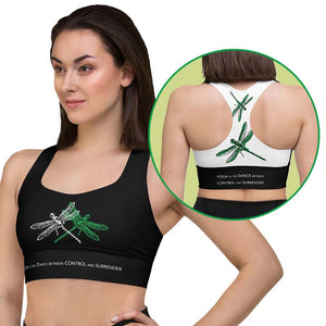 Dragonfly Longline Compression Sports Bra