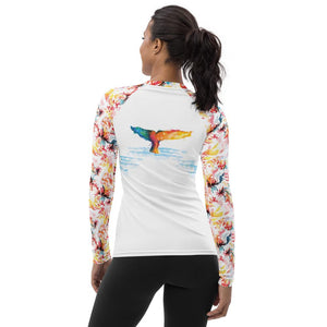 Fit Tank Flow like Water Women's Rash Guard