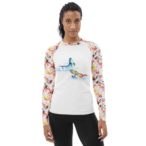 Fit Tank XS Flow like Water Women's Long Sleeve Rash Guard