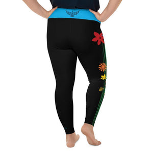 "Hummingbird" Plus Size Leggings