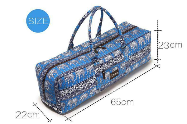 Lg Bags Large Capacity Yoga Mat Bag-Blue Bali