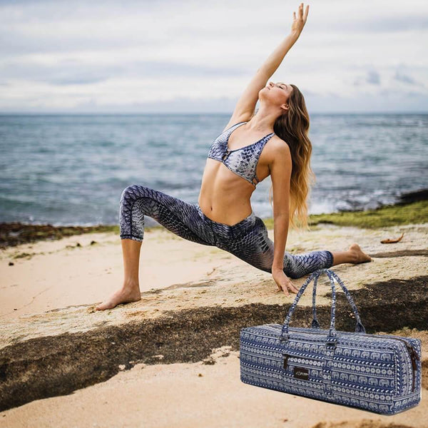 Paard ballet Norm Large Capacity Yoga Mat Bag-Blue Elephant | High-Quality, Eco-Friendly Mats,  Gear, Props, Clothing and Accessories.