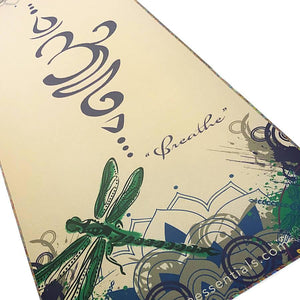 Mat, Linen Luxury Hemp Linen and Natural Rubber Yoga Mat - Breathe