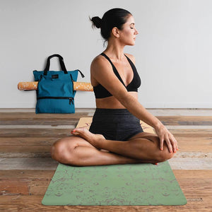 Mat, Suede Ganesha Ganesha Suede/Natural Rubber Travel Yoga Mat