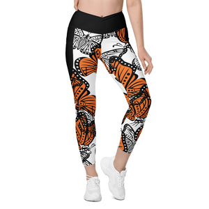 Monarch Crossover leggings with pockets