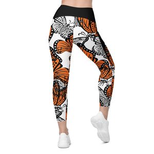 Monarch Crossover leggings with pockets