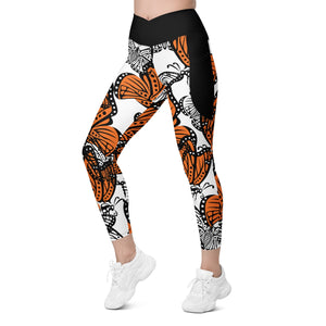 Monarch Crossover leggings with pockets