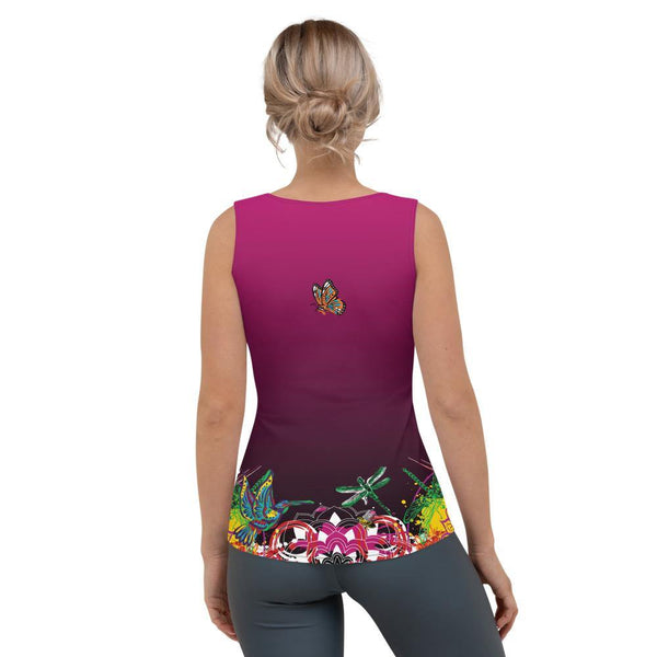 "Namaste" Fitted Tank Top