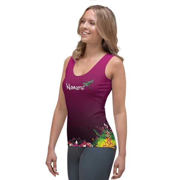 "Namaste" Fitted Tank Top
