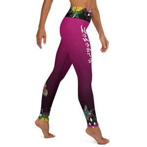Namaste Graffiti Series Yoga Leggings