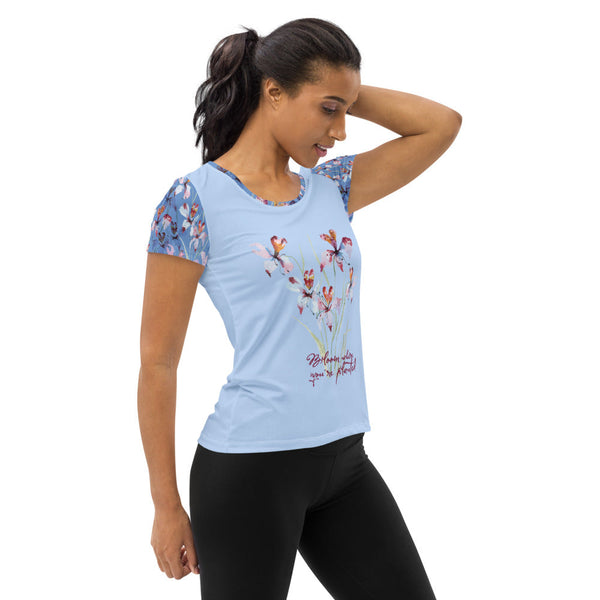 Orchid "Bloom" Athletic T