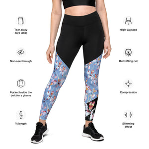 Orchid Bloom Compression Style Leggings