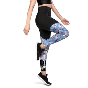 Orchid Bloom Compression Style Leggings