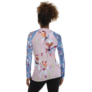 Orchid Bloom Long Sleeve Rash Guard