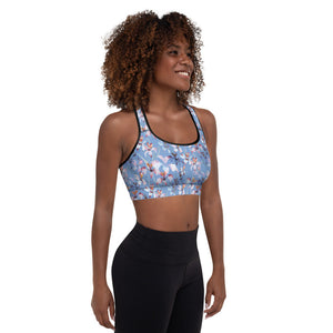 Orchid Bloom Padded Sports Bra