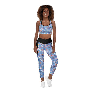 Orchid Bloom Padded Sports Bra