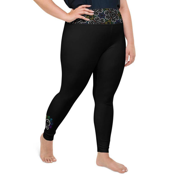 Plus Size Leggings - Kaleidoscope Yogi